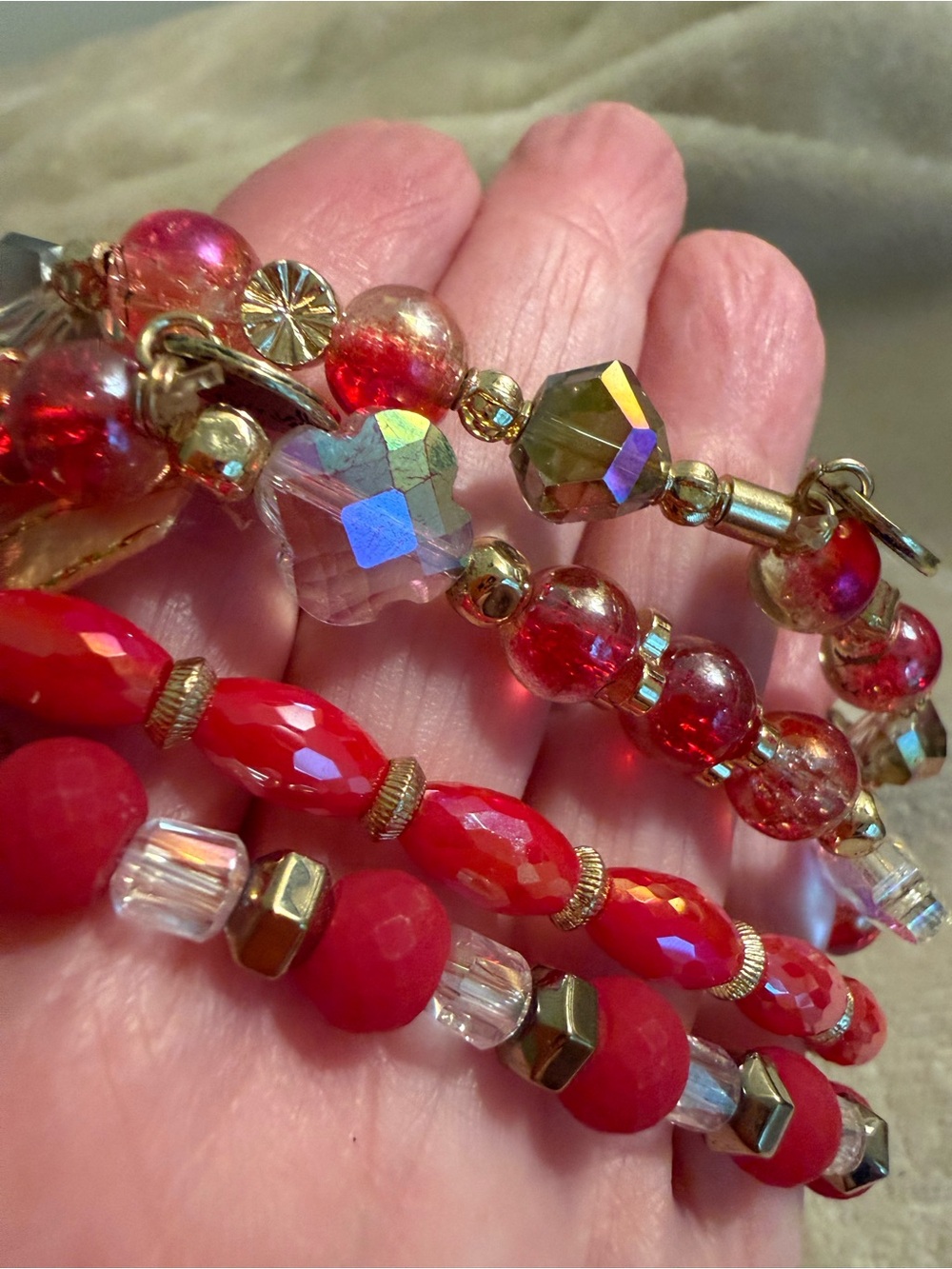 Erimish Red bracelets!